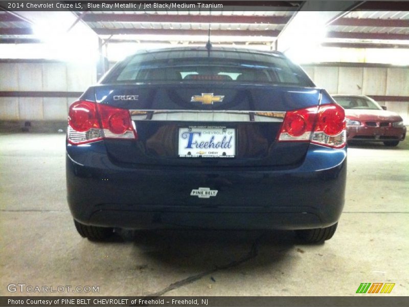 Blue Ray Metallic / Jet Black/Medium Titanium 2014 Chevrolet Cruze LS