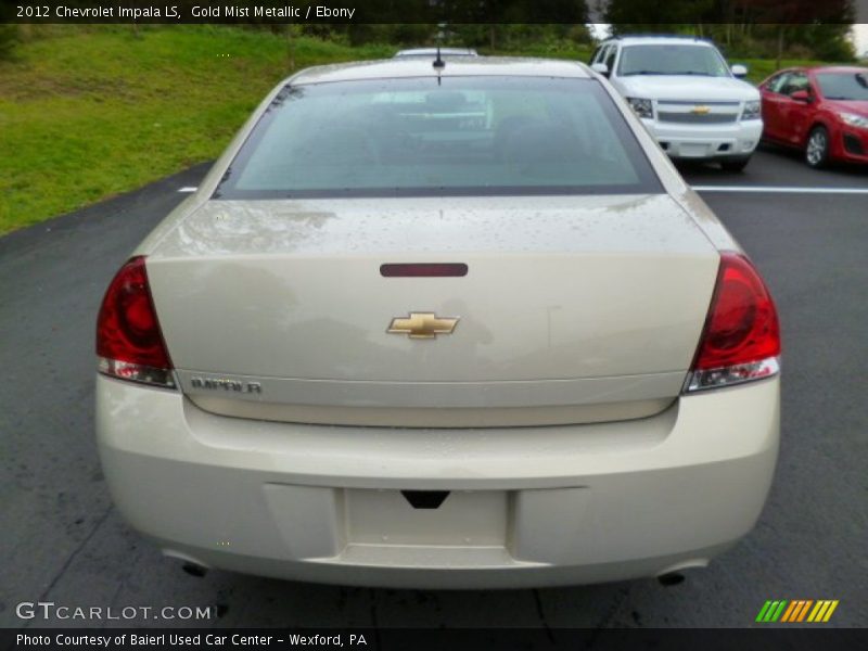Gold Mist Metallic / Ebony 2012 Chevrolet Impala LS