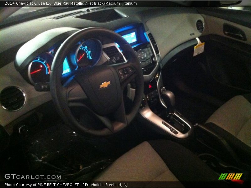 Blue Ray Metallic / Jet Black/Medium Titanium 2014 Chevrolet Cruze LS