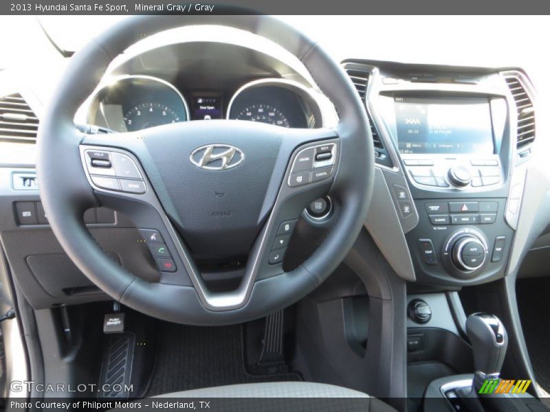 Mineral Gray / Gray 2013 Hyundai Santa Fe Sport