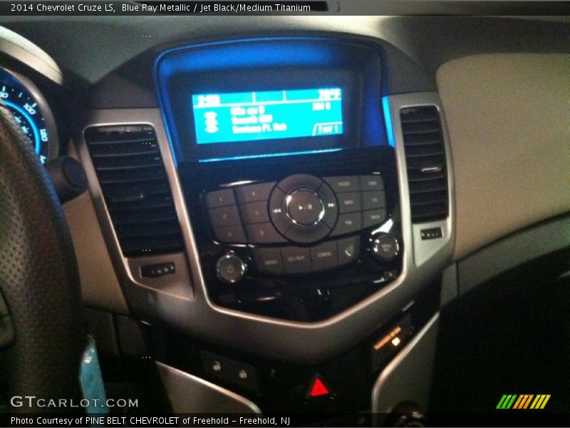 Blue Ray Metallic / Jet Black/Medium Titanium 2014 Chevrolet Cruze LS