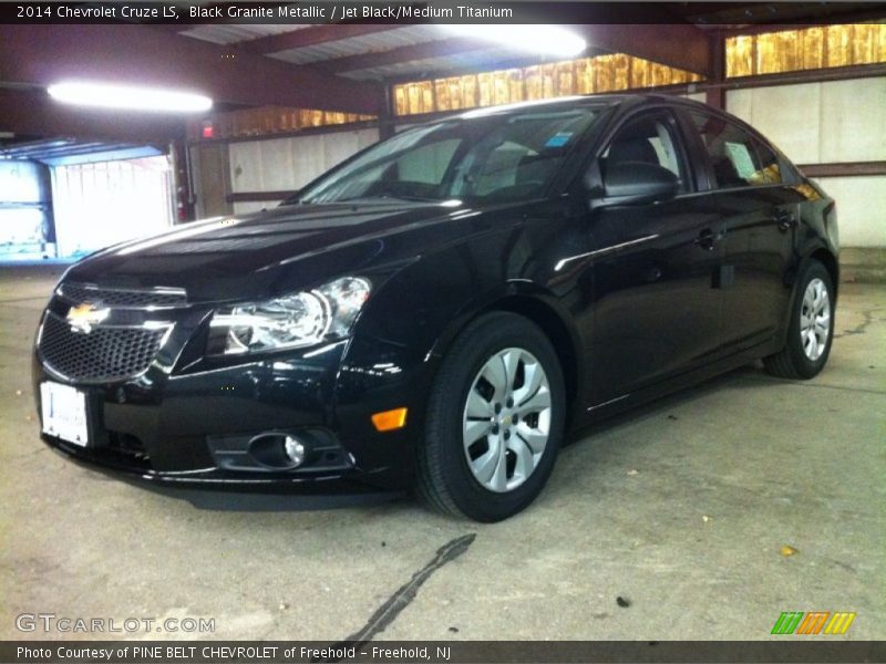 Black Granite Metallic / Jet Black/Medium Titanium 2014 Chevrolet Cruze LS