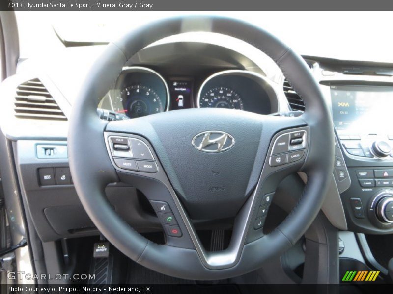Mineral Gray / Gray 2013 Hyundai Santa Fe Sport