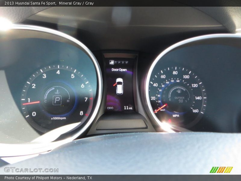 Mineral Gray / Gray 2013 Hyundai Santa Fe Sport