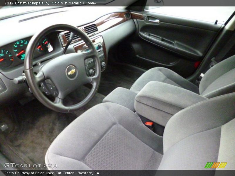 Gold Mist Metallic / Ebony 2012 Chevrolet Impala LS