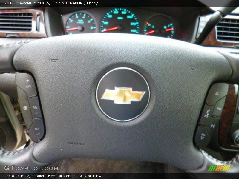 Gold Mist Metallic / Ebony 2012 Chevrolet Impala LS