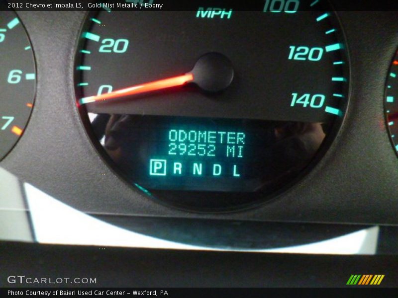 Gold Mist Metallic / Ebony 2012 Chevrolet Impala LS