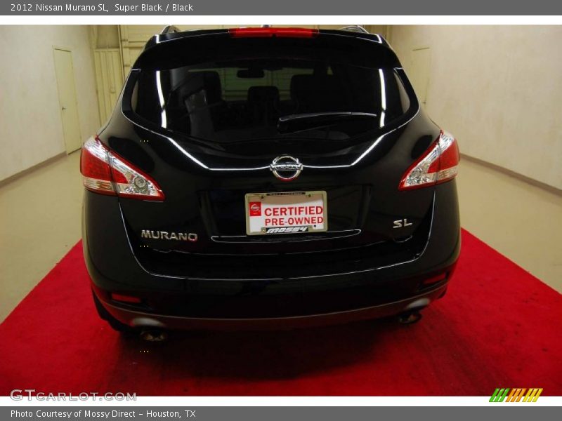 Super Black / Black 2012 Nissan Murano SL