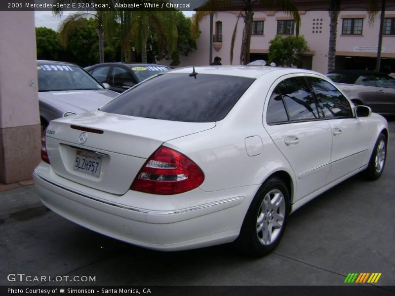 Alabaster White / Charcoal 2005 Mercedes-Benz E 320 Sedan