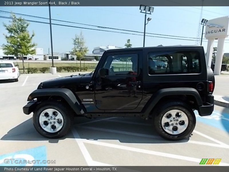 Black / Black 2013 Jeep Wrangler Sport 4x4