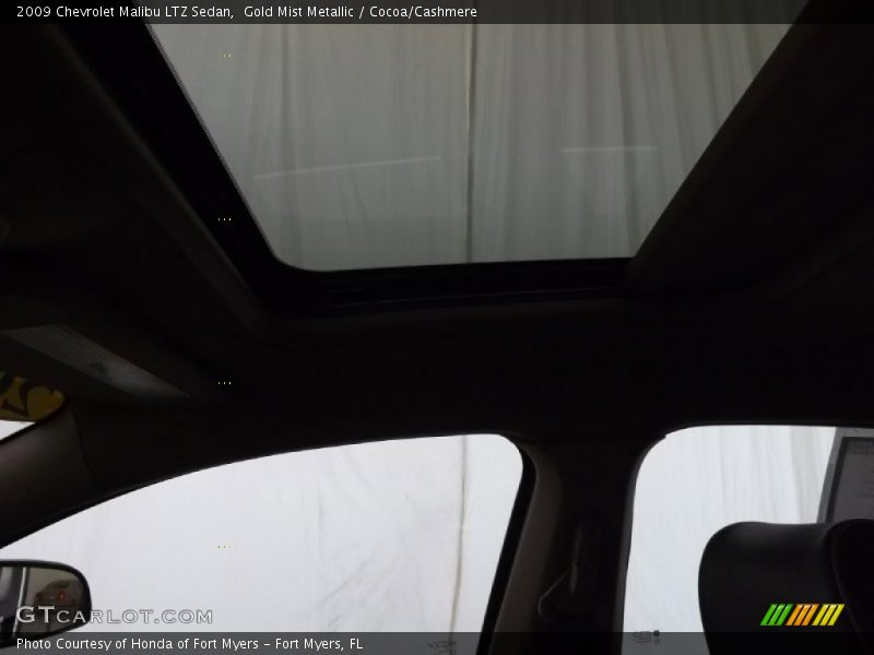 Gold Mist Metallic / Cocoa/Cashmere 2009 Chevrolet Malibu LTZ Sedan