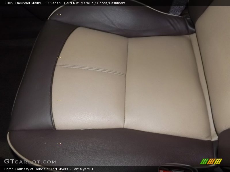 Gold Mist Metallic / Cocoa/Cashmere 2009 Chevrolet Malibu LTZ Sedan