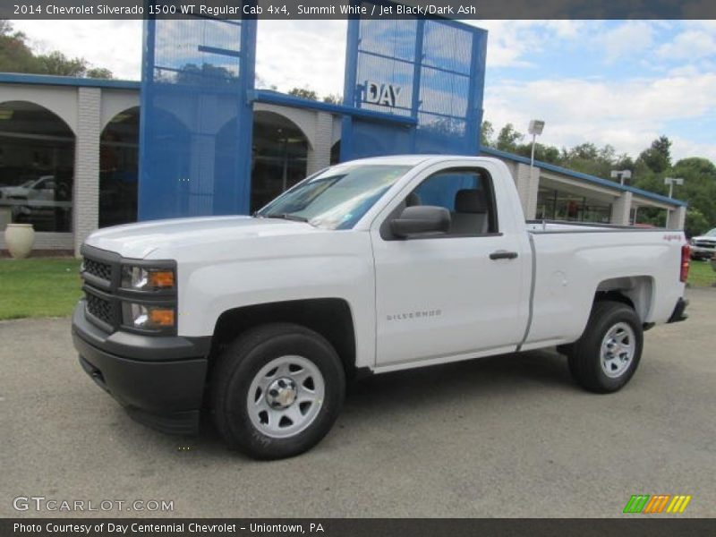 Summit White / Jet Black/Dark Ash 2014 Chevrolet Silverado 1500 WT Regular Cab 4x4