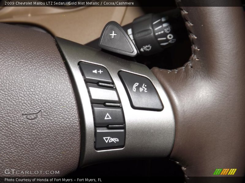 Gold Mist Metallic / Cocoa/Cashmere 2009 Chevrolet Malibu LTZ Sedan