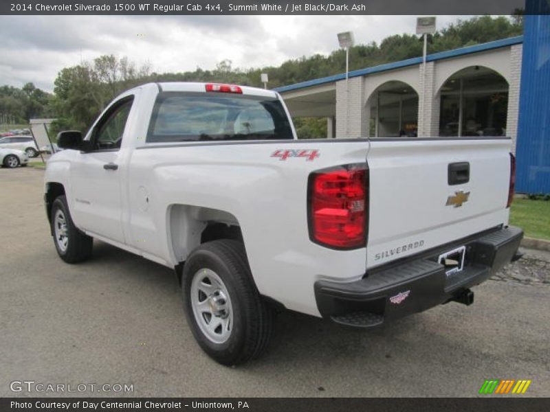 Summit White / Jet Black/Dark Ash 2014 Chevrolet Silverado 1500 WT Regular Cab 4x4