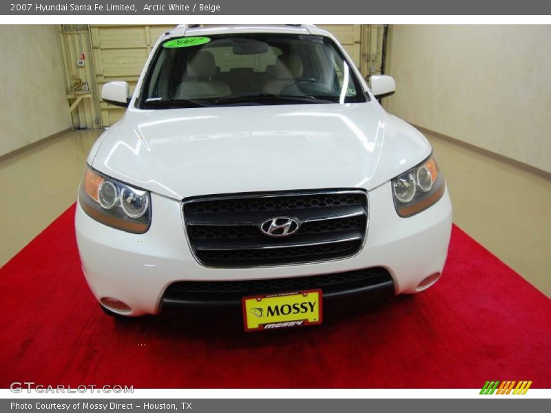 Arctic White / Beige 2007 Hyundai Santa Fe Limited