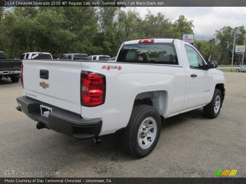 Summit White / Jet Black/Dark Ash 2014 Chevrolet Silverado 1500 WT Regular Cab 4x4