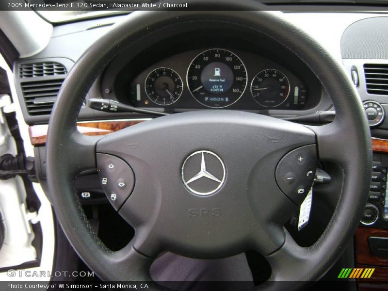 Alabaster White / Charcoal 2005 Mercedes-Benz E 320 Sedan