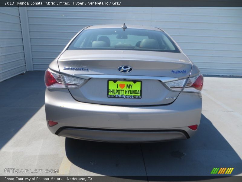 Hyper Silver Metallic / Gray 2013 Hyundai Sonata Hybrid Limited
