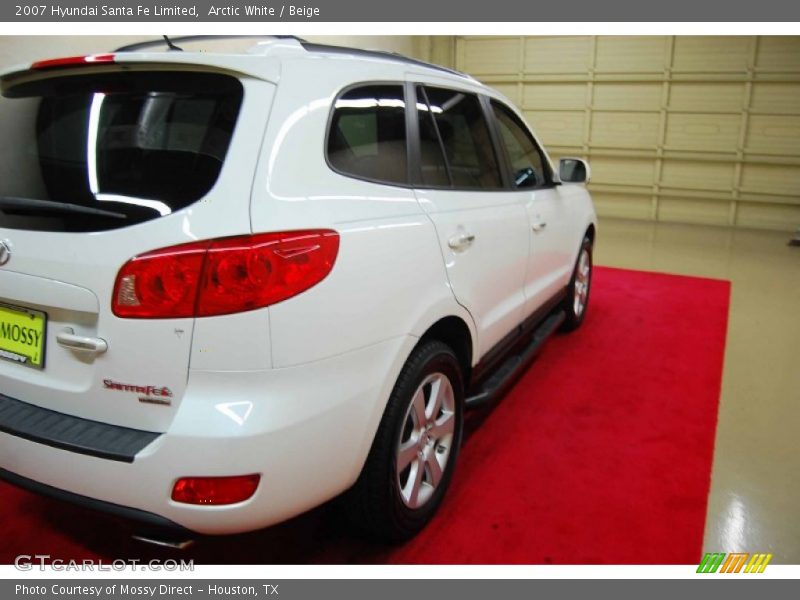 Arctic White / Beige 2007 Hyundai Santa Fe Limited