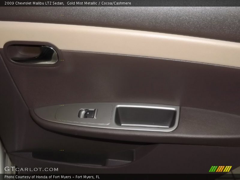 Gold Mist Metallic / Cocoa/Cashmere 2009 Chevrolet Malibu LTZ Sedan