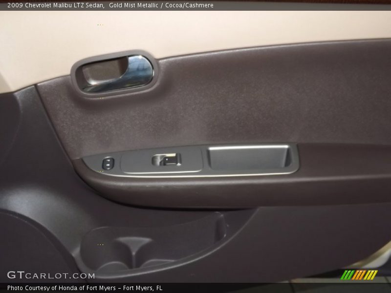Gold Mist Metallic / Cocoa/Cashmere 2009 Chevrolet Malibu LTZ Sedan
