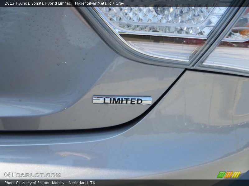 Hyper Silver Metallic / Gray 2013 Hyundai Sonata Hybrid Limited