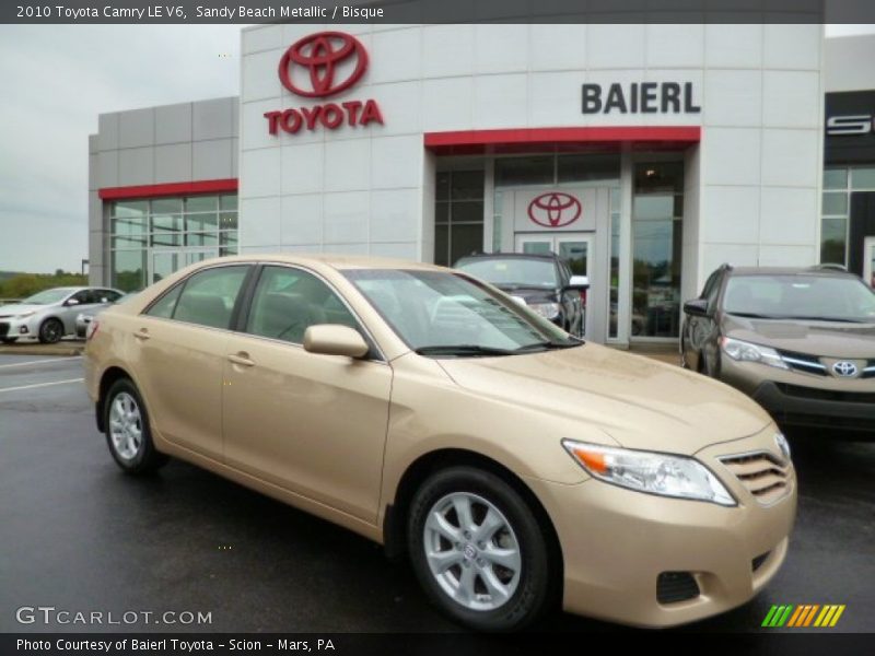 Sandy Beach Metallic / Bisque 2010 Toyota Camry LE V6