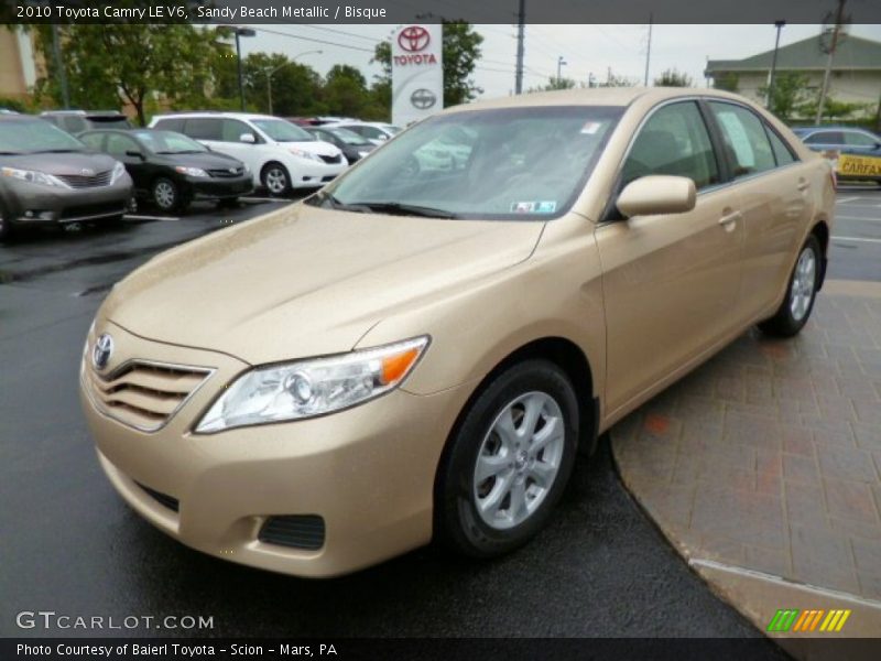 Sandy Beach Metallic / Bisque 2010 Toyota Camry LE V6