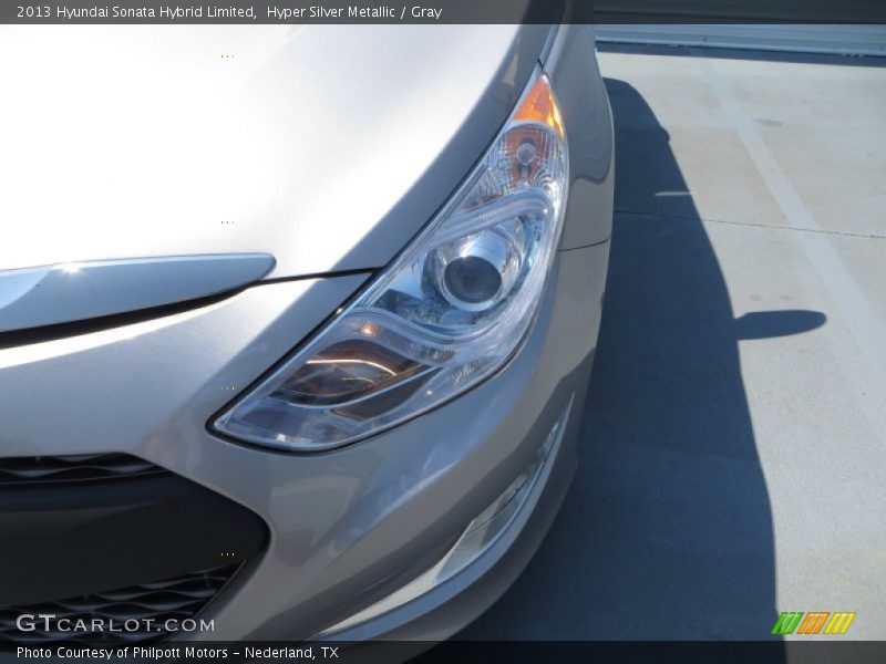 Hyper Silver Metallic / Gray 2013 Hyundai Sonata Hybrid Limited