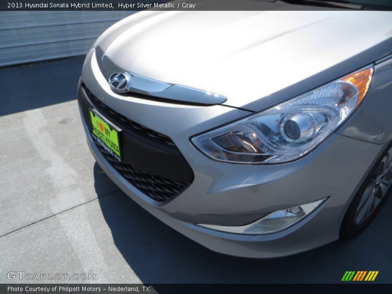 Hyper Silver Metallic / Gray 2013 Hyundai Sonata Hybrid Limited