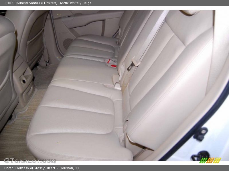 Arctic White / Beige 2007 Hyundai Santa Fe Limited