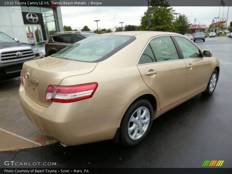 Sandy Beach Metallic / Bisque 2010 Toyota Camry LE V6