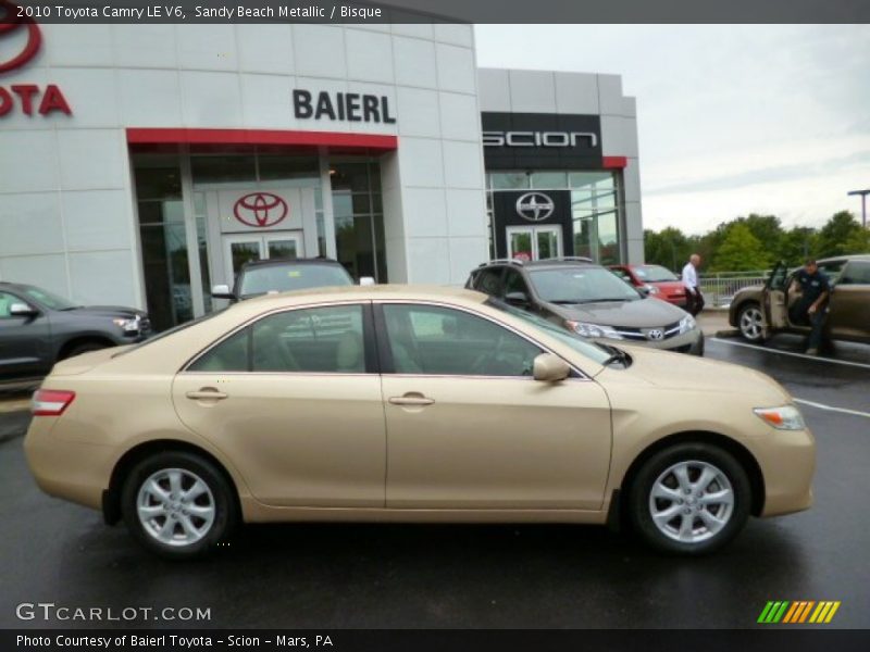 Sandy Beach Metallic / Bisque 2010 Toyota Camry LE V6