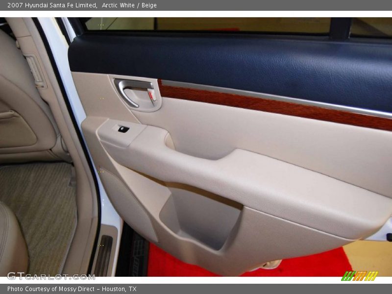 Arctic White / Beige 2007 Hyundai Santa Fe Limited