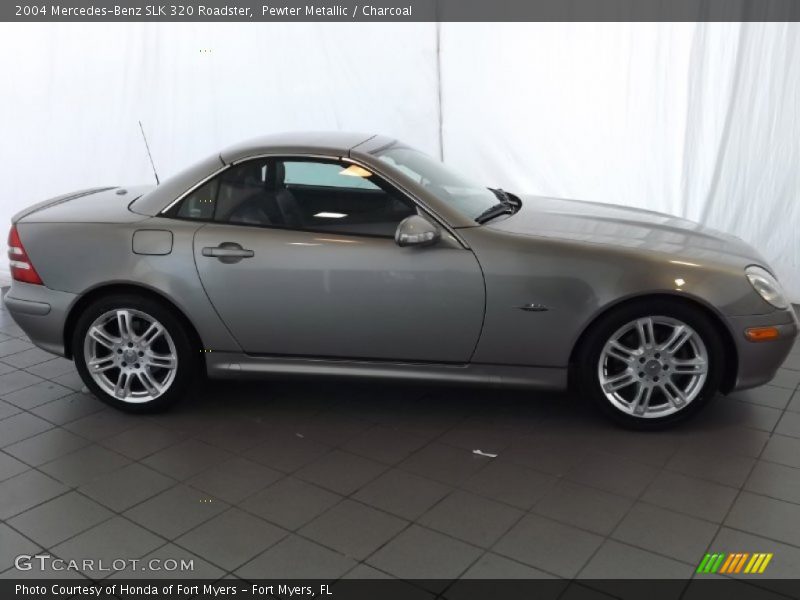 Pewter Metallic / Charcoal 2004 Mercedes-Benz SLK 320 Roadster