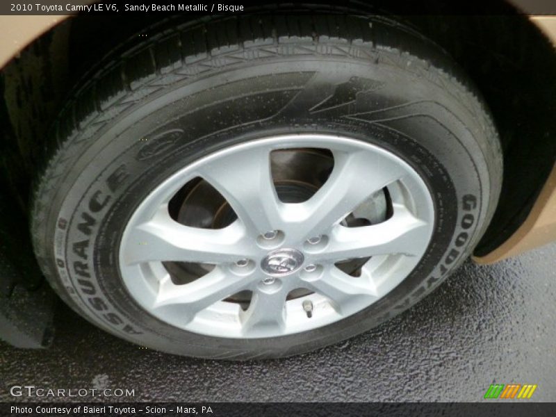 Sandy Beach Metallic / Bisque 2010 Toyota Camry LE V6