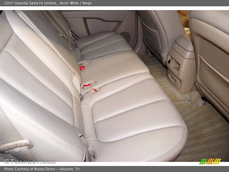 Arctic White / Beige 2007 Hyundai Santa Fe Limited