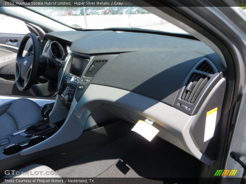 Hyper Silver Metallic / Gray 2013 Hyundai Sonata Hybrid Limited