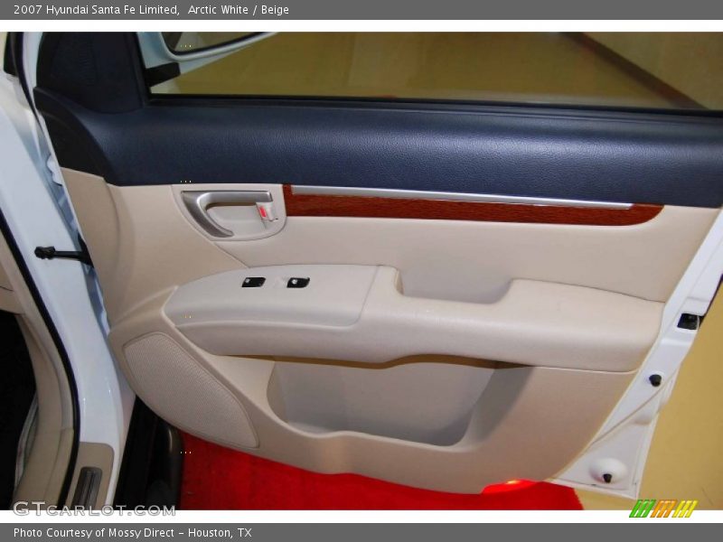 Arctic White / Beige 2007 Hyundai Santa Fe Limited