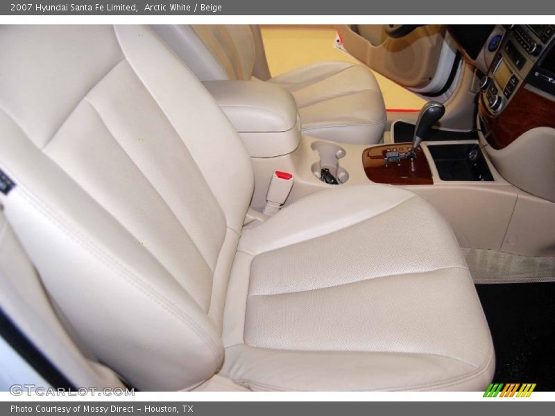 Arctic White / Beige 2007 Hyundai Santa Fe Limited