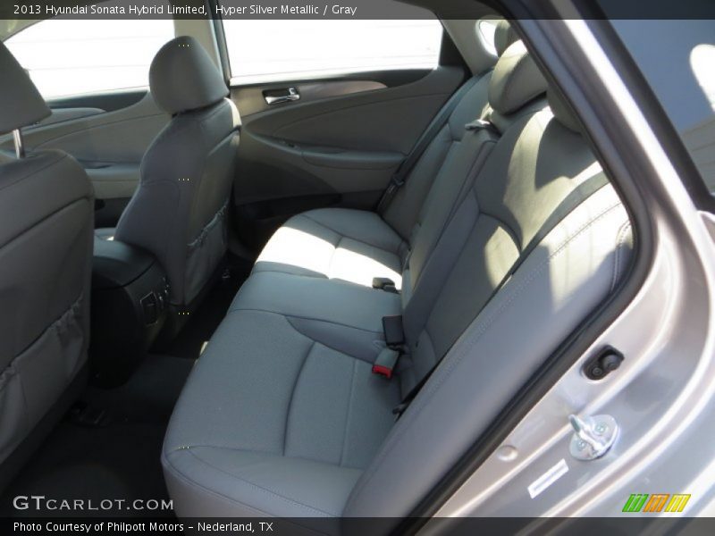 Hyper Silver Metallic / Gray 2013 Hyundai Sonata Hybrid Limited