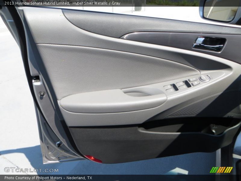 Hyper Silver Metallic / Gray 2013 Hyundai Sonata Hybrid Limited