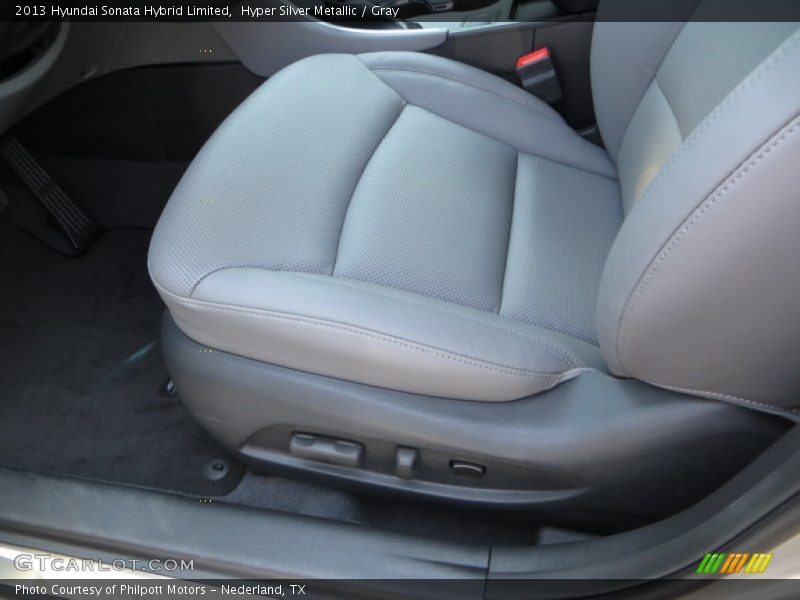 Hyper Silver Metallic / Gray 2013 Hyundai Sonata Hybrid Limited
