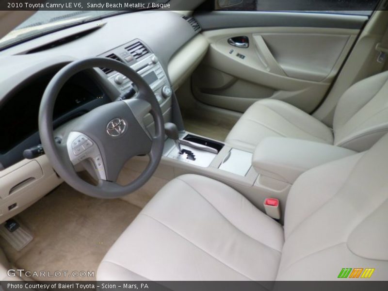 Sandy Beach Metallic / Bisque 2010 Toyota Camry LE V6
