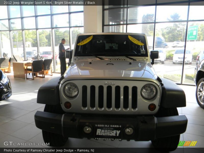 Bright Silver Metallic / Black 2012 Jeep Wrangler Sport S 4x4