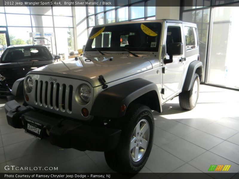 Bright Silver Metallic / Black 2012 Jeep Wrangler Sport S 4x4