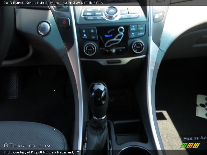 Hyper Silver Metallic / Gray 2013 Hyundai Sonata Hybrid Limited