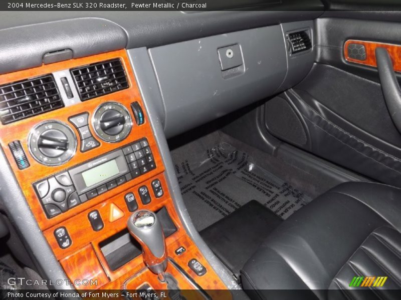 Pewter Metallic / Charcoal 2004 Mercedes-Benz SLK 320 Roadster