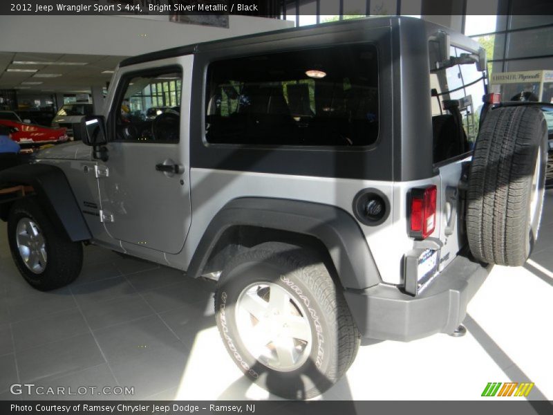 Bright Silver Metallic / Black 2012 Jeep Wrangler Sport S 4x4